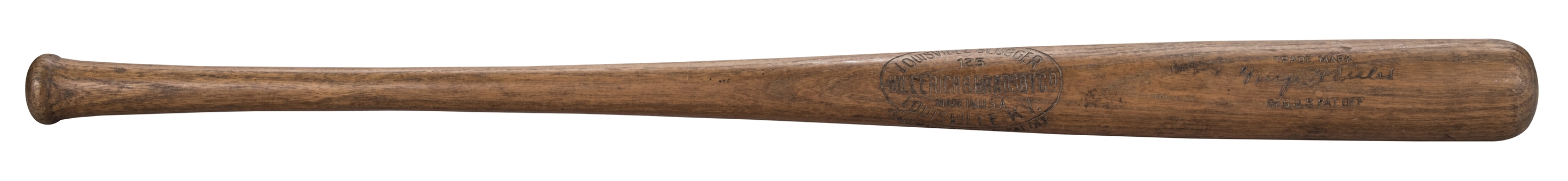 1922-23 MVP Season George Sisler Game Used Hillerich & Bradsby S56 Professional Model Bat (PSA/DNA)